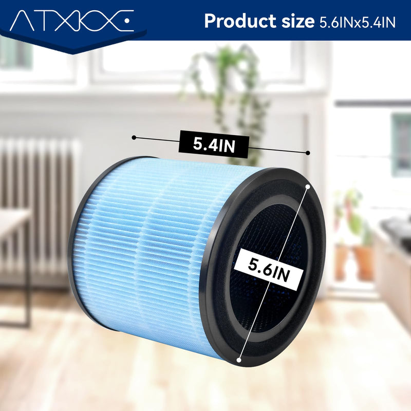 4 Pack AP0601 Replacement Filter Fit for AIRTOK AP0601 Air Purifier 4pack