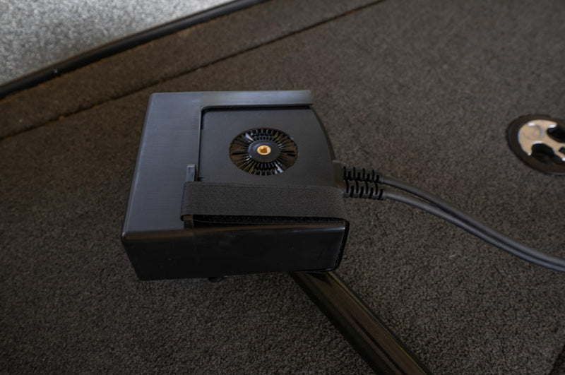 Custom Molded Thermoplastic Transducer Cover for Humminbird Mega Live 2