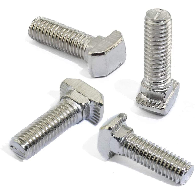 15 Pcs M8 x 40mm Thread T Slot Drop-in Bolt T-Bolt Hammer Head Bolt T Screw Stud for 4545 Series Standard 10mm T-Slot Aluminum Extrusion Profile (4545 Series)