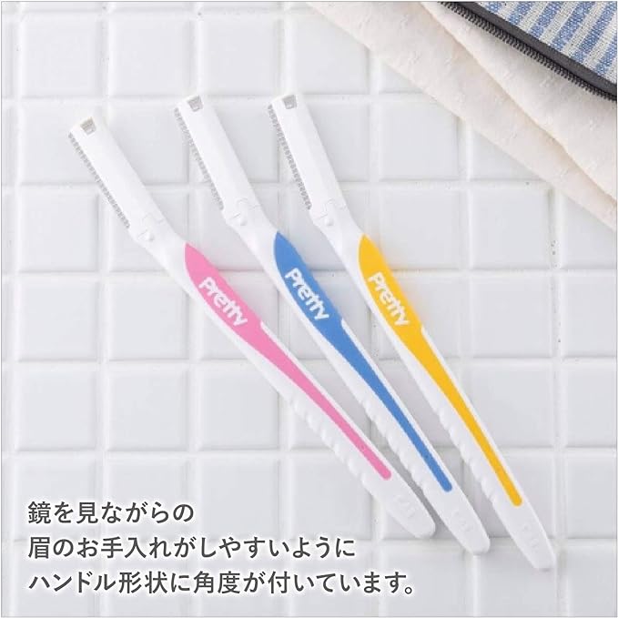 [Exclusive] Kai Pretty Face Threading Razor for Sensitive Skin (18 + 1 Bonus Piece), Female Razor, Facial Bristles, Eyebrows, Unwanted Hair Treatment Set, 1 Set, 18 Pieces (x1) - NewNest Australia