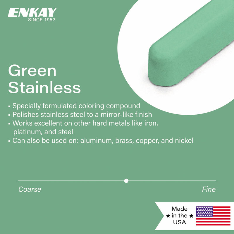 ENKAY - Green Stainless Steel Polishing Compound (1 Oz.)