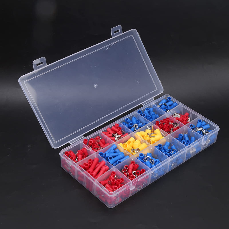 Wire Connector Kit, Crimp Terminal Kit Cold‑Pressed 520Pcs Easy to Install for Professional Use for Industry