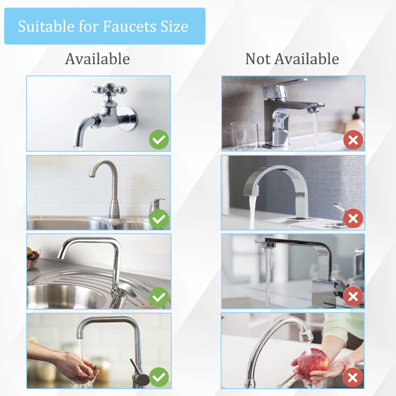Sink Spray Rubber Hose, Sink Hose Attachment for Faucet Portable Sink Hose Faucet Sprayer, Shampoo Sprayer for Dog, Pets, Bathing Baby, Washing Hair, Rinsing Vegetables (For sink) For sink