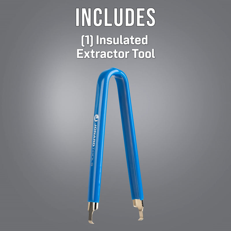 Jonard Tools S-340 DIP/IC Insulated Spring Steel Extractor Tool, 4" Length Insulated DIP/IC Extractor, Pack of 1