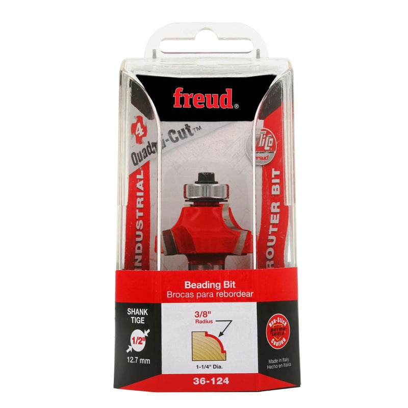 Freud 3/8" Radius Beading Bit (Quadra-Cut)