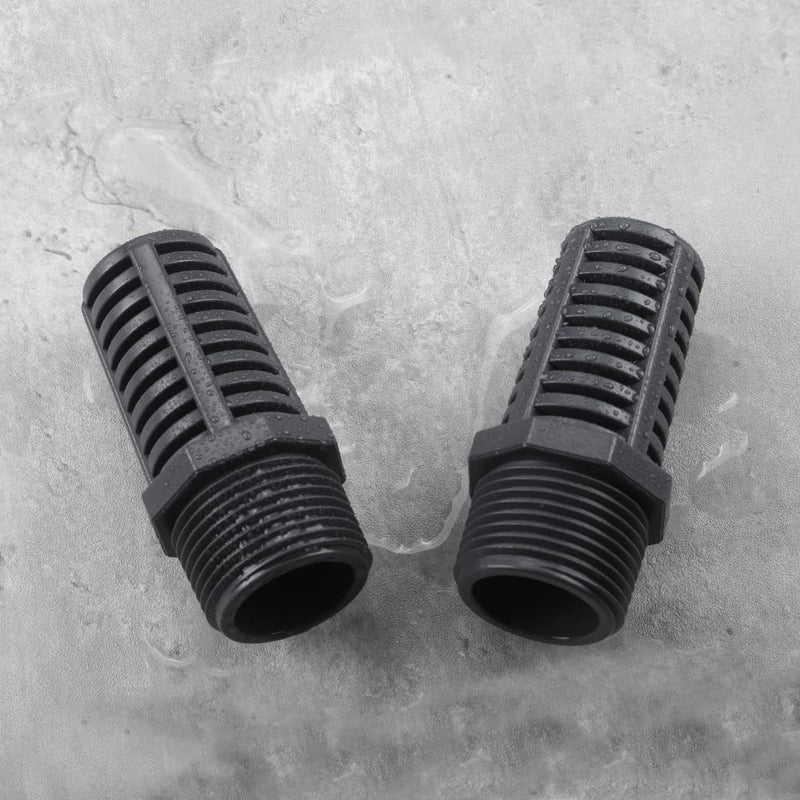 1 Inch Threaded Suction/Overflow Strainer, Screen Strainer 1 Inch (2 Pieces) 1"