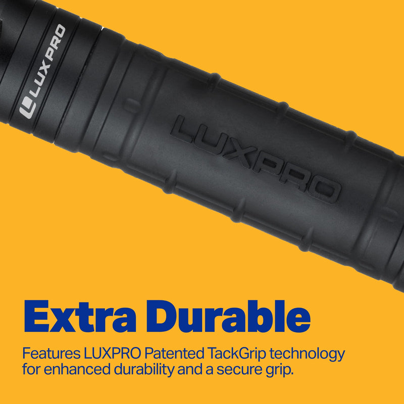 LUXPRO LP1305 High-Output, Long-Range Handheld Flashlight - 2000 Lumens - Battery-Powered LED Flashlight for Power Outages, Camping & More - Batteries Included