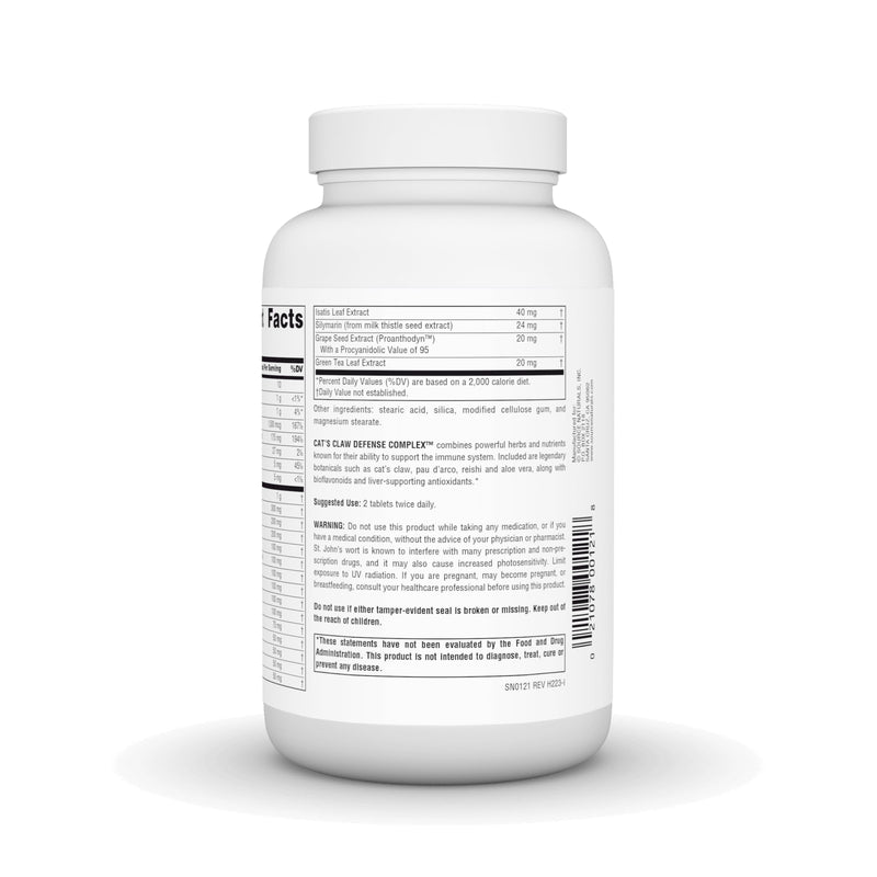 Source Naturals Cat's Claw Defense Complex - Supports Immune System* - 120 Tablets 120 Count (Pack of 1)