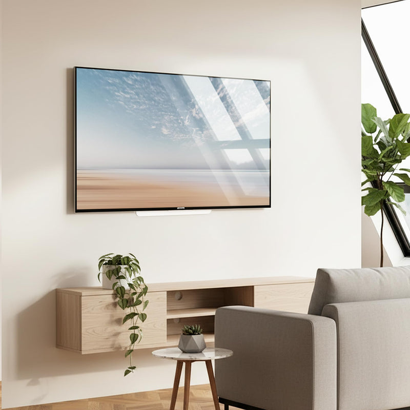 VIVO 9 inch in-Wall Media Box, Outlet Box, Recessed Outlet Box and Media Enclosure for Behind TV, Cable Management Kit for New and Retrofit Construction, Storage, White, MOUNT-CE10