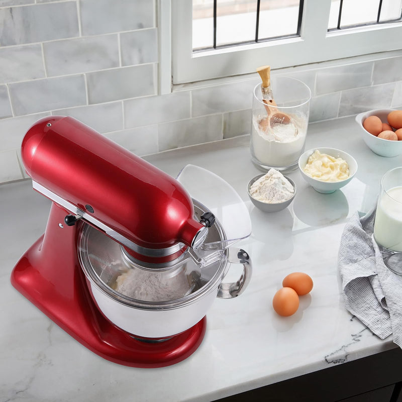 Pouring Shield for KitchenAid-Secure Pouring Shield with Removable Pour Spout for KitchenAid 4.5-5 Quart Tilt-Head Stand Mixers, Splatter Guard Fits for Stainless Steel, Glass, Ceramic Bowls Pouring Shield for 4.5-5 Qt Tilt-Head Stand Mixers