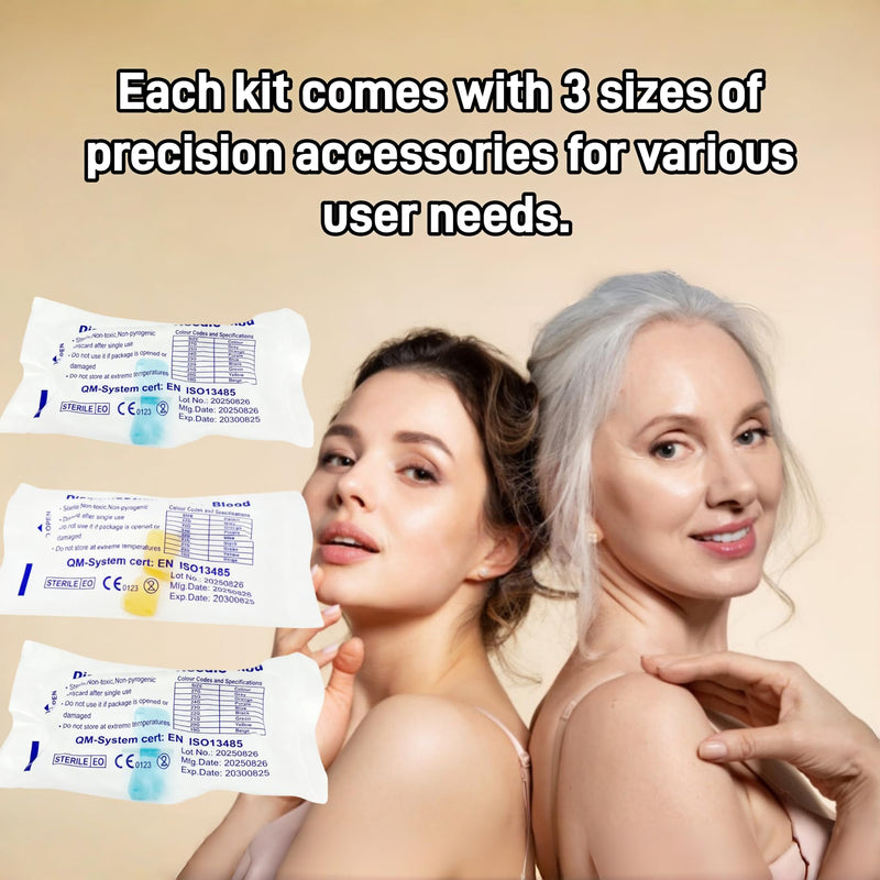 2‑Set Combo 12in1 PR Kit CE Certified Sealed Packaging Includes 2 15mL Tubes 10 Accessories (2)