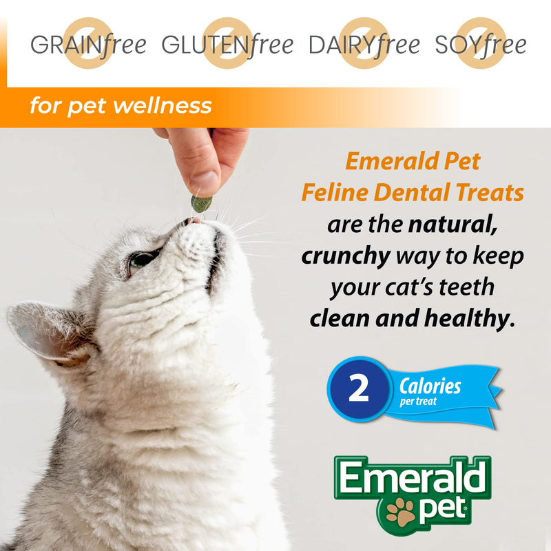 Feline Dental Treats — Tasty and Crunchy Cat Dental Treats Grain Free — Natural Dental Treats to Clean Cat Teeth, Freshen Cat Breath, and Reduce Plaque and Tartar Buildup — Tuna Treats, 3 oz - PawsPlanet Australia