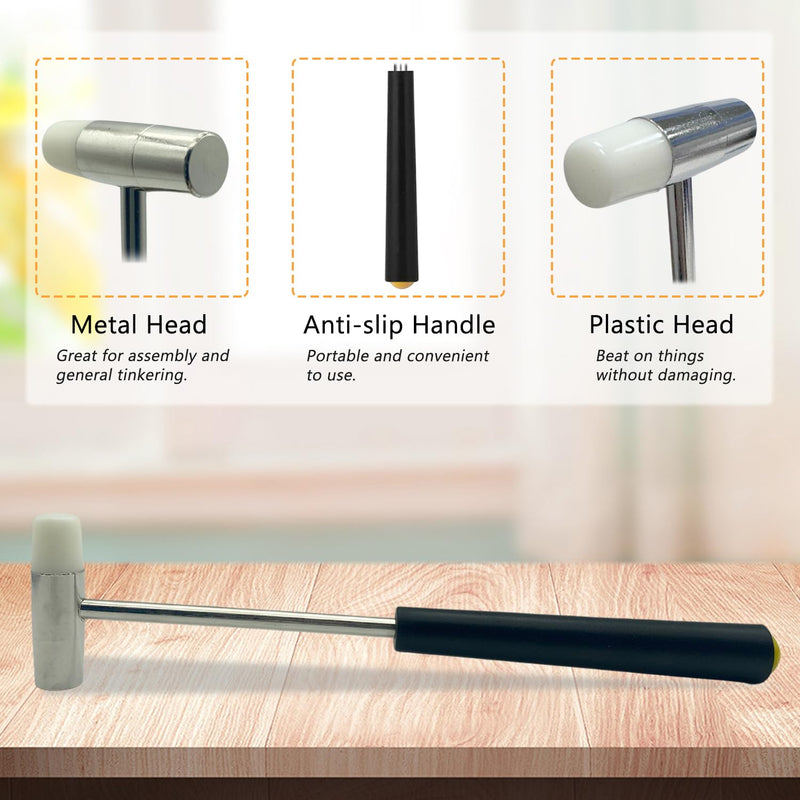 Lightweight Hammer, Small Hammer for Jewelry Making, Small Size Craft Mallet for Toy Building Projects, Watch, Woodworking, DIY, Leather Crafting Hammer