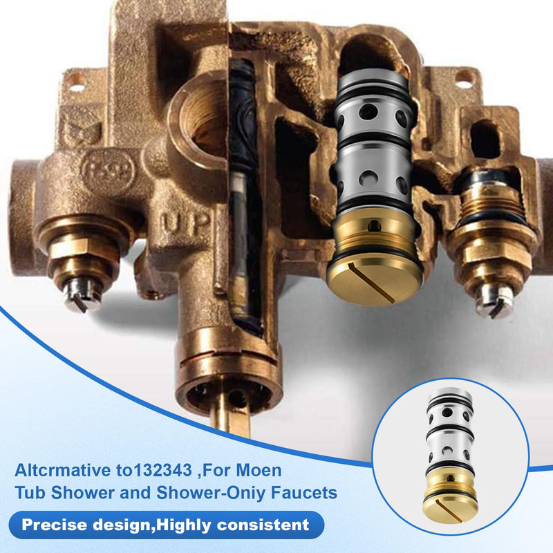 1423 balancing spool, Fits Moen Tub Shower and Shower-Only Faucets132343 | Fits 1423 Moentrol Pressure Balancing Spool Helps Restore Water Temperature & Pressure Control