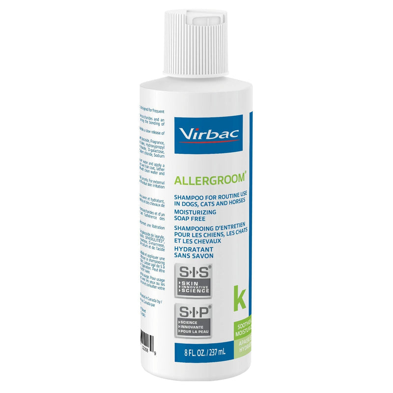 Virbac Allergroom Pet Shampoo For Dogs, Cats & Horses (8 oz) - For Normal or Dry Skin - PawsPlanet Australia