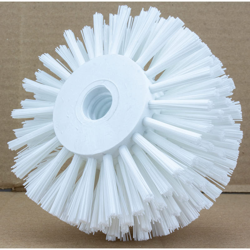 SPARTA Industrial Tank Brush Head Pipe Brush Head, Drain Brush with 3/4" Thread Hole (Handle Not Included) for Commercial Use, Plastic, 5 x 3.9 Inches, White 3.9 x 5 inches 1