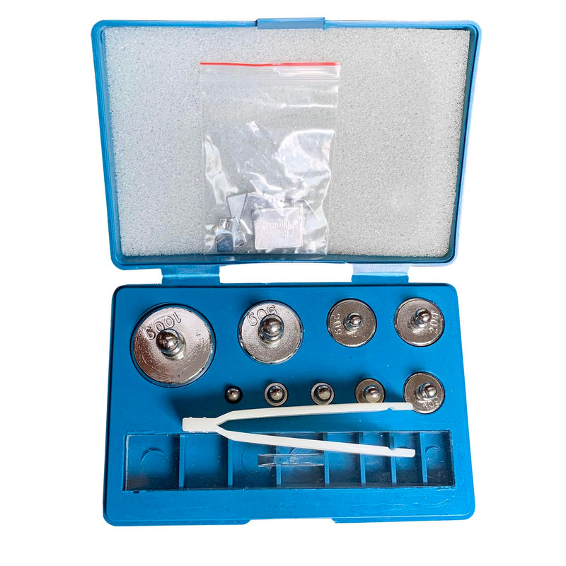 Calibration Weight 17PCs/Set,10mg to100g Totol:211g Weights Precision Balance Scale with Tweezers & Gloves for Digital Jewellery Scale Lab Educational Science 17 Pcs Kit(10mg-100g)