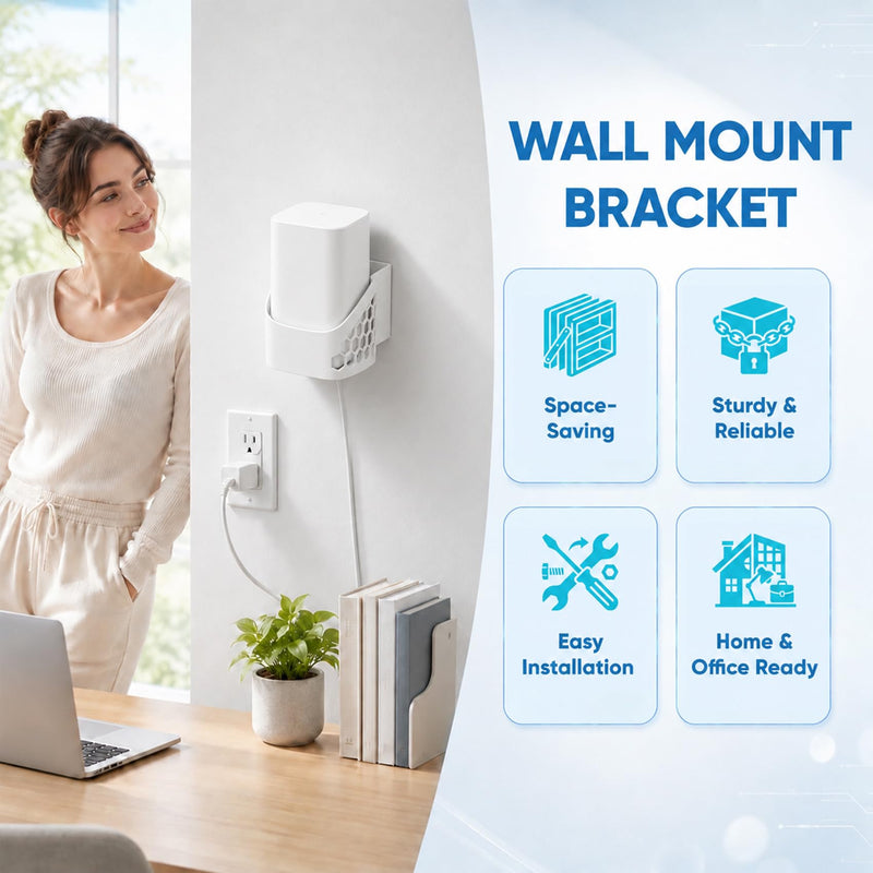 Wall Mount Bracket for Xfinity Comcast XB8 Modems, Space-Saving Holder for Home & Office, Secure Mounting Solution, Improves Airflow, Easy to Install