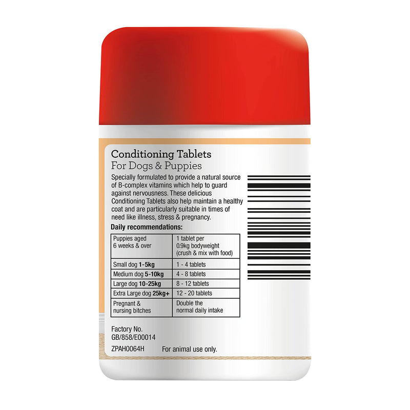 Bob Martin | Delicious Conditioning Tablets for Dogs, Rich in Vitamins | Supports Healthy Immune System | Nutritional Savoury Treat (100 Tablets) - PawsPlanet Australia