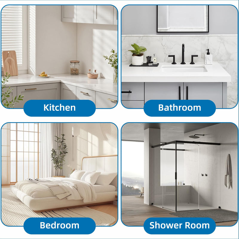 5-Arm Swivel Towel Bar, Zynuhmo Adjustable Suction Cup Bathroom Towel Rack Space Saving Wall Mounted Towel Holder for Laundry Kitchen Bedroom, Swing Out Towel Holder 16.54 Inch(2PSC, Gun-Gray) 2 Pack 5-Arm