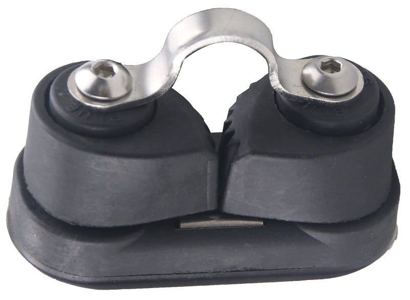 Blue Shark: Premium Quality Sailing Cam Cleat Medium Nylon with Wire and Strap Fairlead (1-Pack) 127