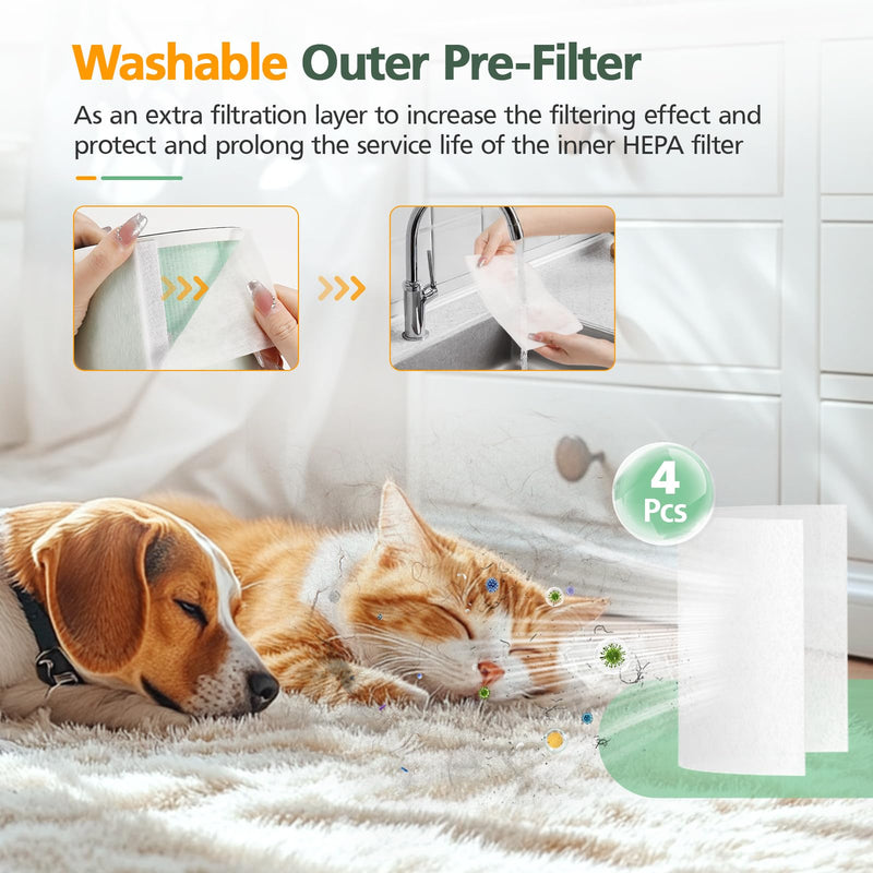 5-in-1 HEPA Air Purifier Filter for Aeocky Pandora