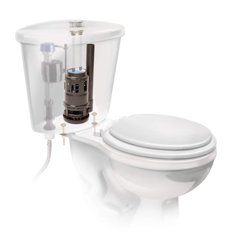 Fluidmaster 3-Inch Dual Flush Valve Replacement for 2-Piece Toilets including Glacier Bay, Aquasource and more