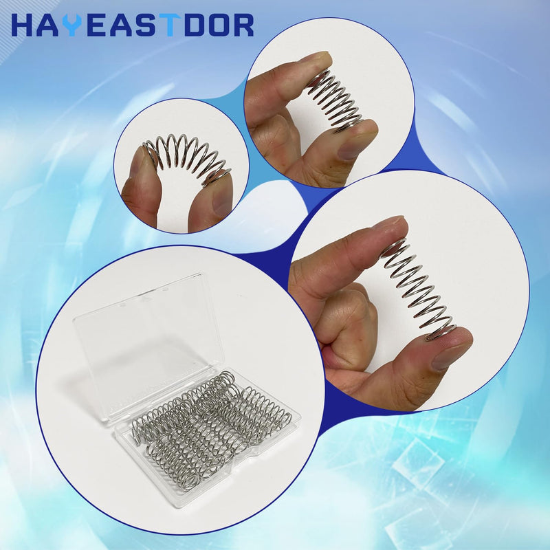 16PCS SP9706 Small Compression Spring 1/2 Inch x 1-1/2 Inch Stainless Steel Mechanical Springs for Replacement HE033