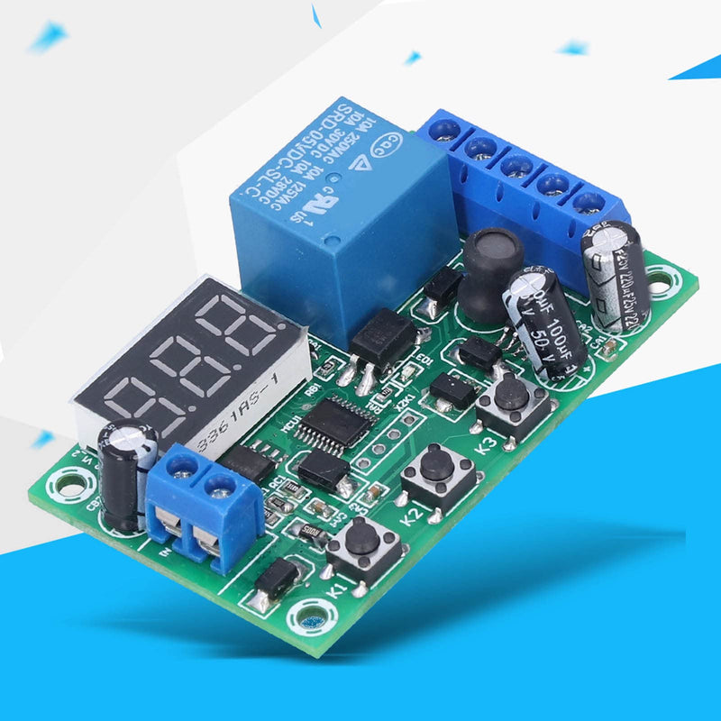 12V DC Current Detection Module Digital Display Current Sensor Module Relay Module Voltage Tester Sensor