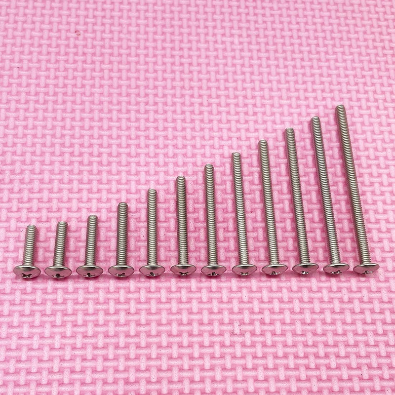 40-Pack Metric M4 x 35mm Machine Screws for Cabinet Drawer Knob Pull Handle, 304 Stainless Steel, Truss Head Bolts, Phillips Drive M4 x 35mm (40pcs)