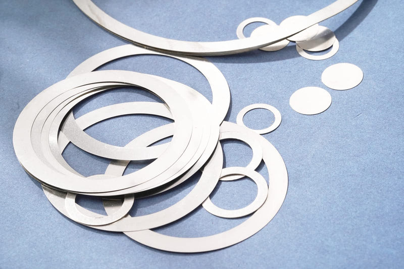 KALESYUJIN-600PCS M3-M18-0.2Metal Shim Washers Ultrathin Gasket Thin Flat Washer Stainless Steel…