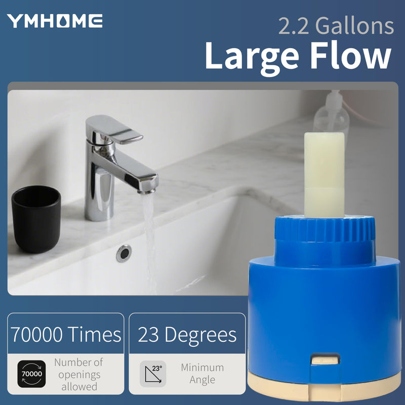 N35DW Faucet Cartridge,Suitable for Kraus and Pfist Single Handle Faucet,Replaces Glacier Bay OEM models 169-640, 704-612 & 704-615,CUPC/NSF/IAPMO Certification,Used for Bathroom and Kitchen Faucet