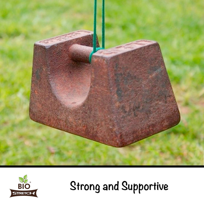 Extra Wide Tree Ties and Large Plant String | Environmentally Smart Soft Green Plant Support and Garden Twine (Bio Extra Wide 26 ft / 8M)