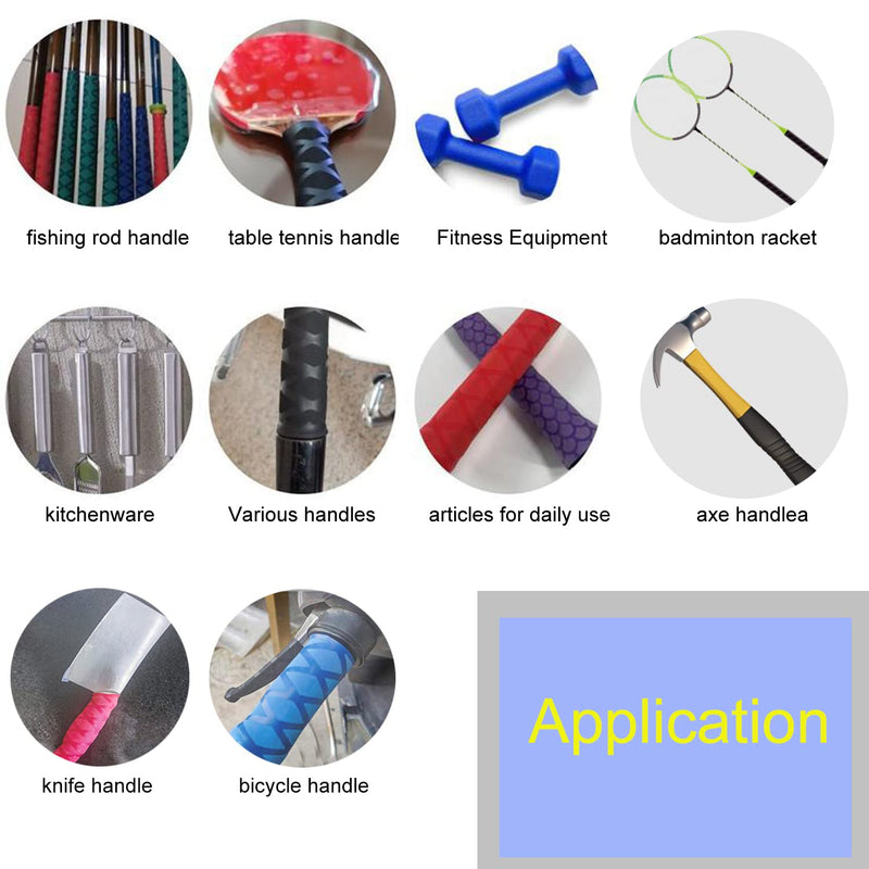 Diameter: 25mm 30mm 35mm X-Tube Heat Shrink Sleeve Wrap Fishing Bulding Handle Cork Rod Grip with Non Slip Waterproof and Insulation 40 Inch Lengths Durable Repair Black Diamter:30mm; Length:40''
