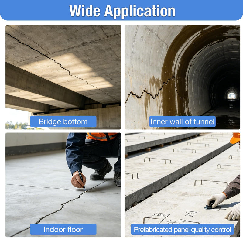 Concrete Crack Monitor, Crack Monitoring Record Standard Tell-Tale Crack Monitor for the Standard and Corner Tell-Tale (3PC) 3PC