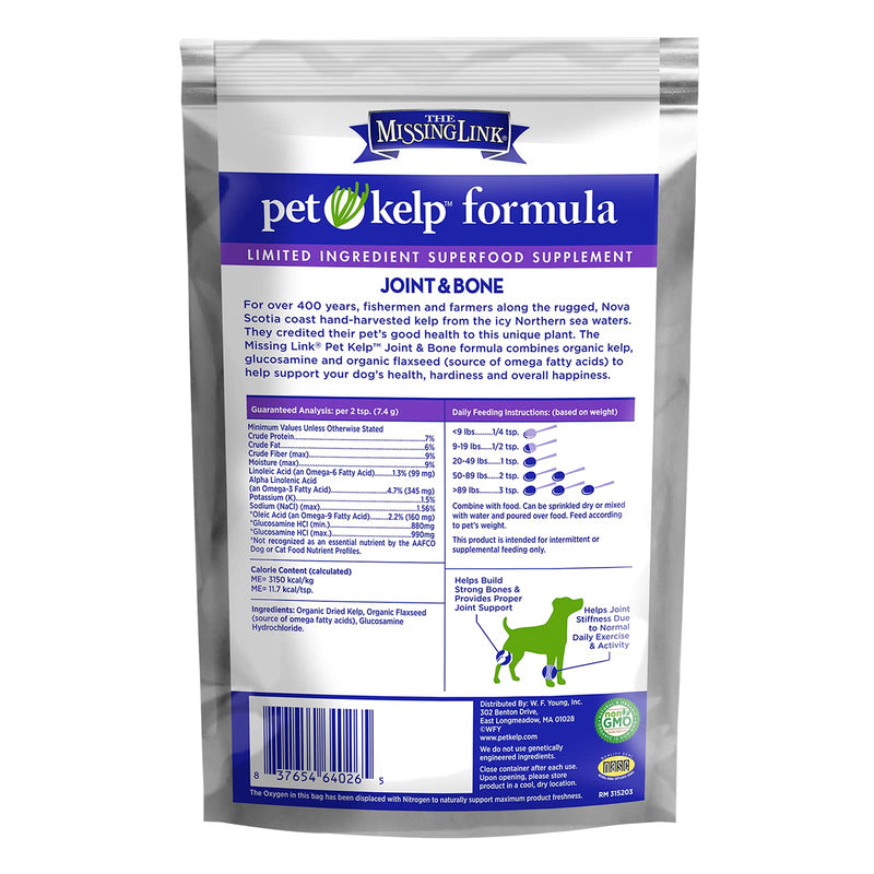 The Missing Link Pet Kelp Formula Hip & Joint 8 Ounce Dog - PawsPlanet Australia