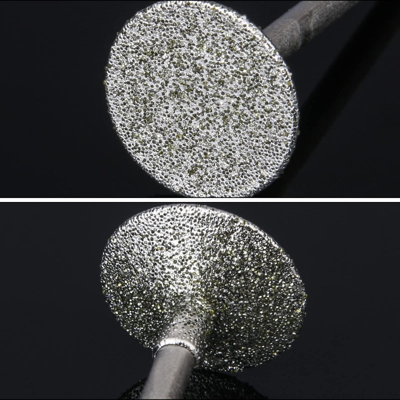 Stone Carving Set Diamond Burr Bits Compatible with Dremel, 50PCS Polishing Kits Rotary Tools Accessories with 1/8’ Shank for Carving, Engraving, Grinding, Stone, Rocks, Jewelry, Glass, Ceramics 50Pcs 1/8'' Shank