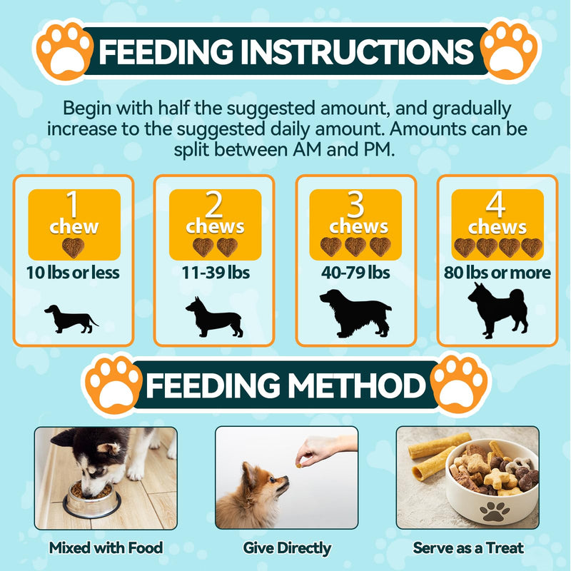 Cat Allergy Relief & Probiotics for Dogs Chews - 200 pcs Itchy Skin & Paw Licking Relief - Omega 3 & Probiotic for Cats - Fibre for Dogs Anti Diarrhea, Upset Stomach, Gas Relief, Itchy Skin (Chicken)