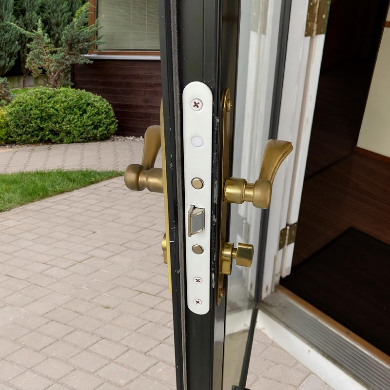 2 Point Bolt Mortise Lock Body Fit Pella Storm Doors, All White