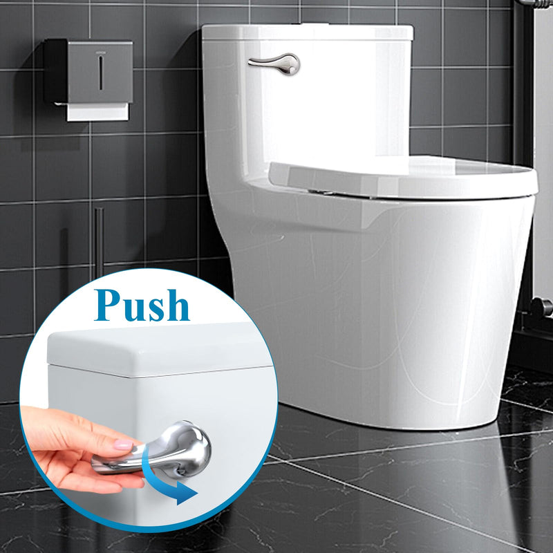12 Pcs Toilet Handle Lever Flush Replacement Universal Brass Toilet Flush Handle Toilet Tank Trip Lever Bulk for Most Front Mount Toilet