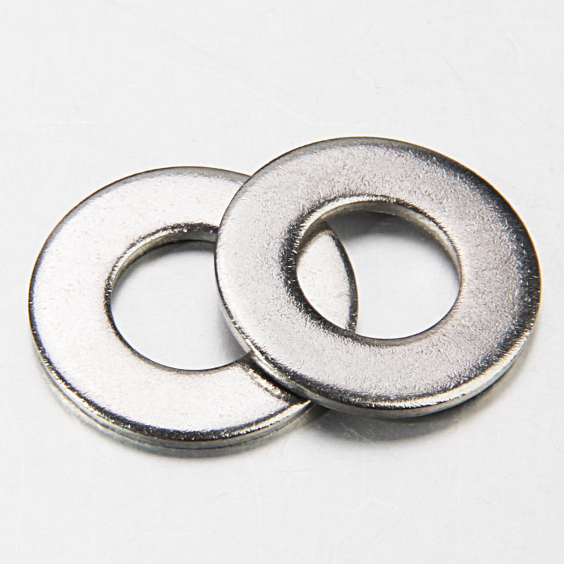 Linkup 550 Pcs SAE Flat washers for Screws for Bolts 2# 4# 6# 8# 10# 12# 3/16'' 1/4'' 5/16'' 3/8'' 7/16'' 1/2'',(18-8) 304 Stainless Steel washers Assortment kit, ANSI/ASME B18.22.1 Metal Washers Set SAE 550pcs set