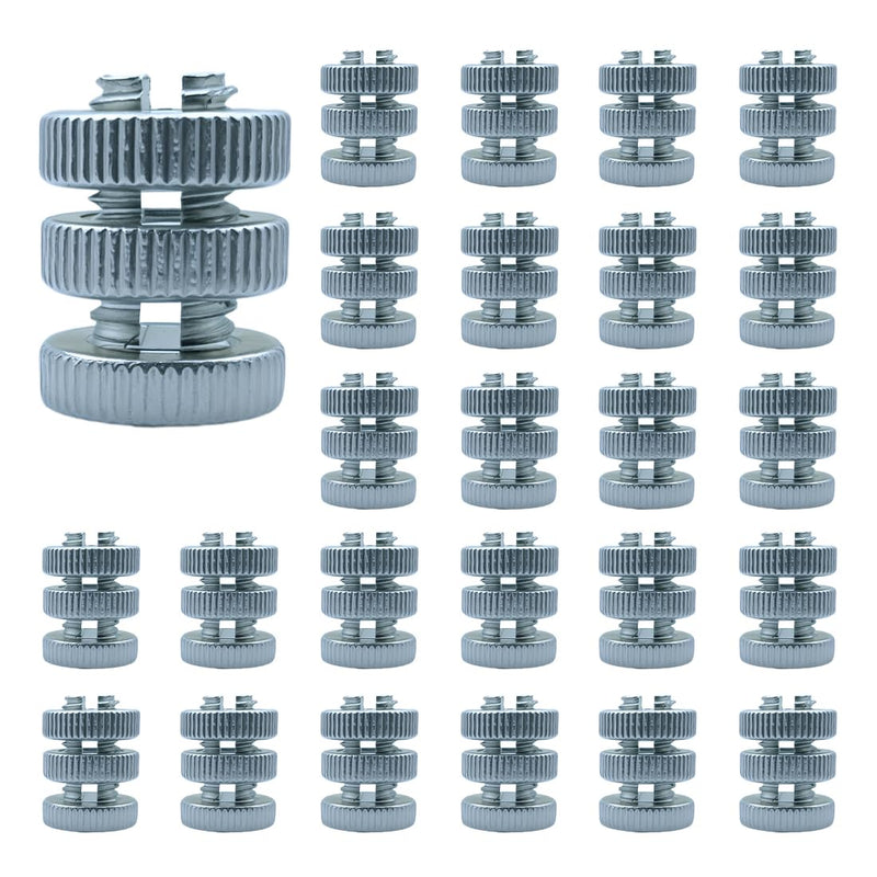 50Pcs Fence Wire Clamps,Split Bolt Joint Clamp Wire Connectors for Multiple Electric Fence Line Tap Clamp (50, Aluminum alloy) 50