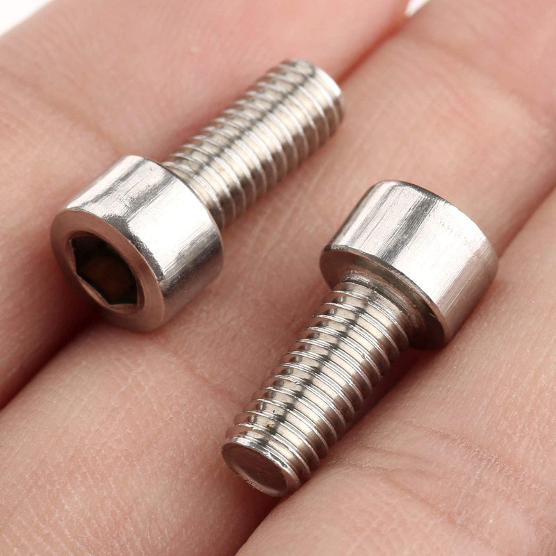 10Pcs Bike Water Bottle Cage Bolts Holder Screws M5 Inner Rack Hexagon Stainless Steel Screws