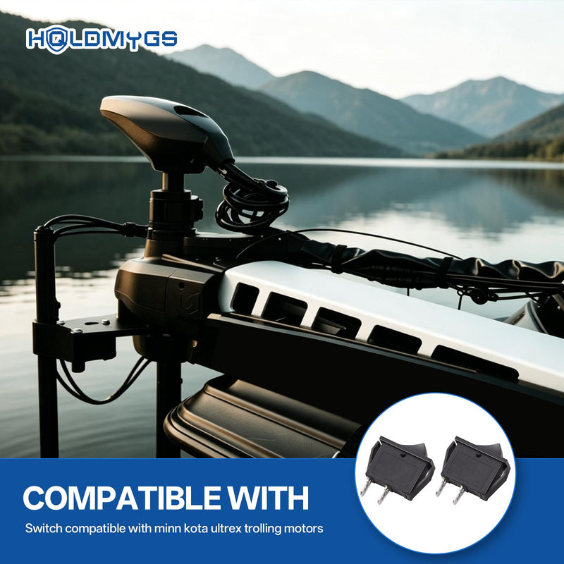 2 Pcs Switchs Compatible with Minn Kota Ultrex Switch, On/Off