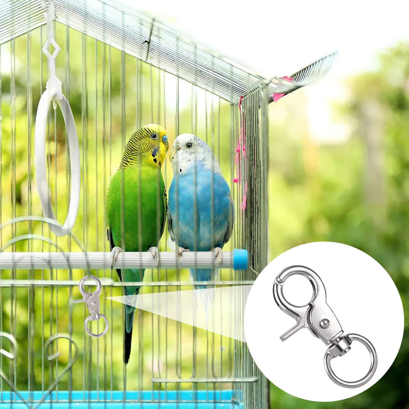 7PCS Trigger Snap Hooks 2.37x0.96'' Heavy Duty Zinc Alloy Swivel Trigger Snaps Metal Lobster Claw Lanyard Clips for Pet Cage Dog Leash Camera Straps Key Chains Flag Pole