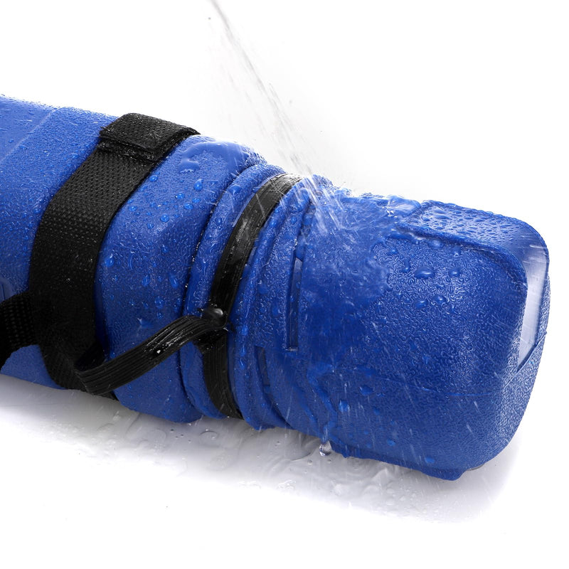 ZOOFOX Welding Rod Storage Tube, 15" Blue Carbon Steel Stick Storage Container with Adjustable Shoulder Strap, Airproof and Waterproof Rod Canister for Dry Electrodes, Welding Equipment