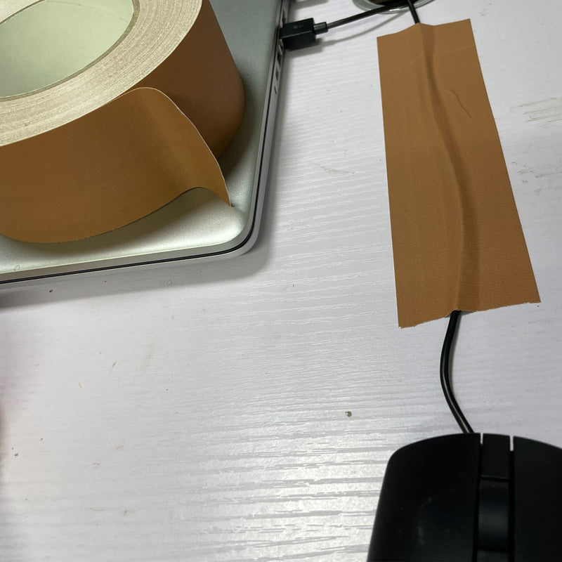 WELSTIK Premium Grade Brown Gaff Tape 2 Inch, Heavy Duty Gaffer Tape, Non-Reflective, Multipurpose, 2Inches x 45 Yards, Easy to Rip,No Residue 2 Inches x 45 Yards