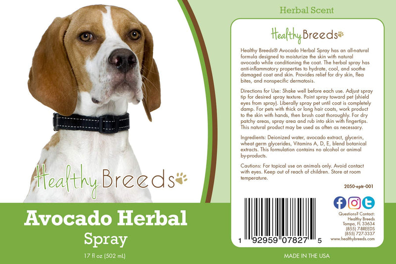 Healthy Breeds English Pointer Avocado Herbal Spray 17 oz