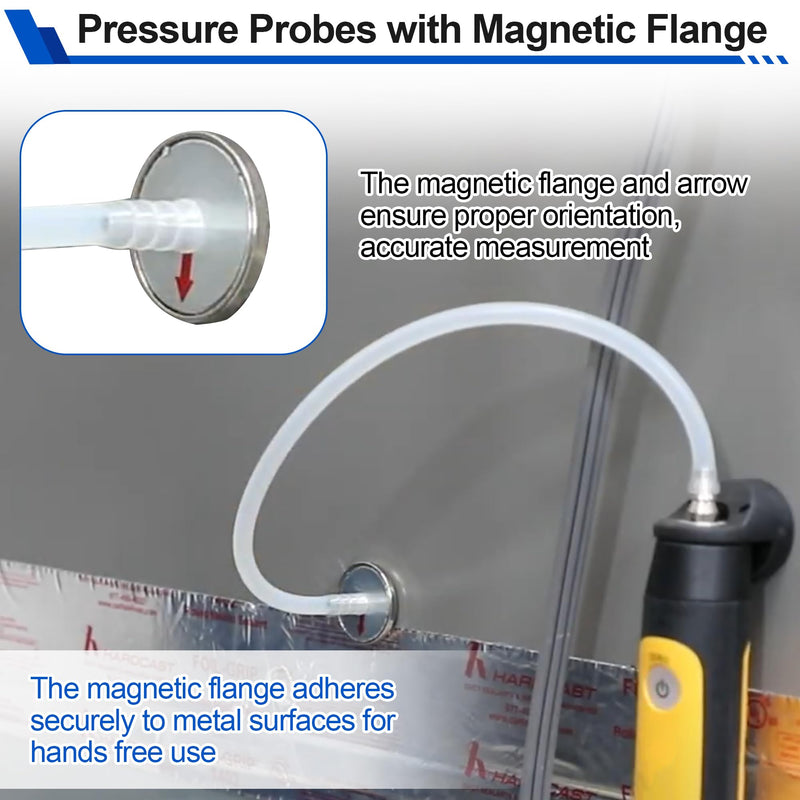 ASP2 Static Pressure Probes for Fieldpiece Manometers, HVAC Static Pressure Probes Compatible with Fieldpiece Klein Tools Manometer Gas Pressure Tester, Manometer HVAC Pitot Tube 2 Pack