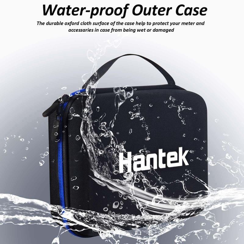 Hantek Universal EVA Protective Hard Tool Case 9 Inches for Oscilloscope 1008C Multimeter Digital Current Clamp Voltage Tester Electronic Meter 1Pcs Carrying Box Only 9.2x8.8x3.9 In